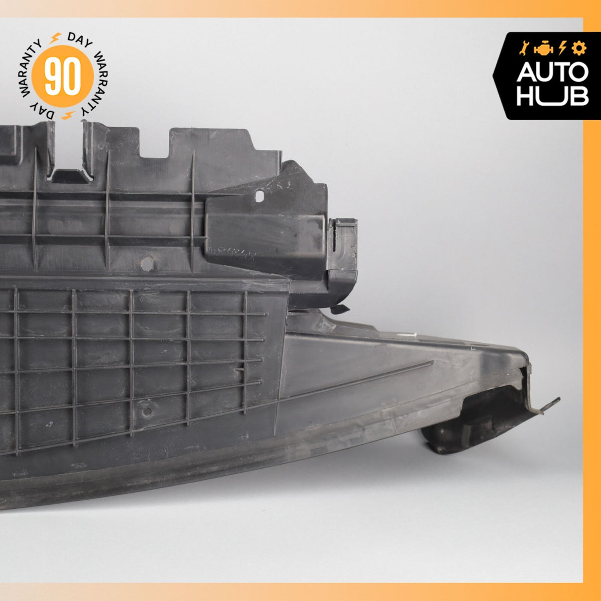 2014 Mercedes W207 E350 Engine Radiator Lower Baffle Air Duct 2075052730 OEM 16k - photo 9