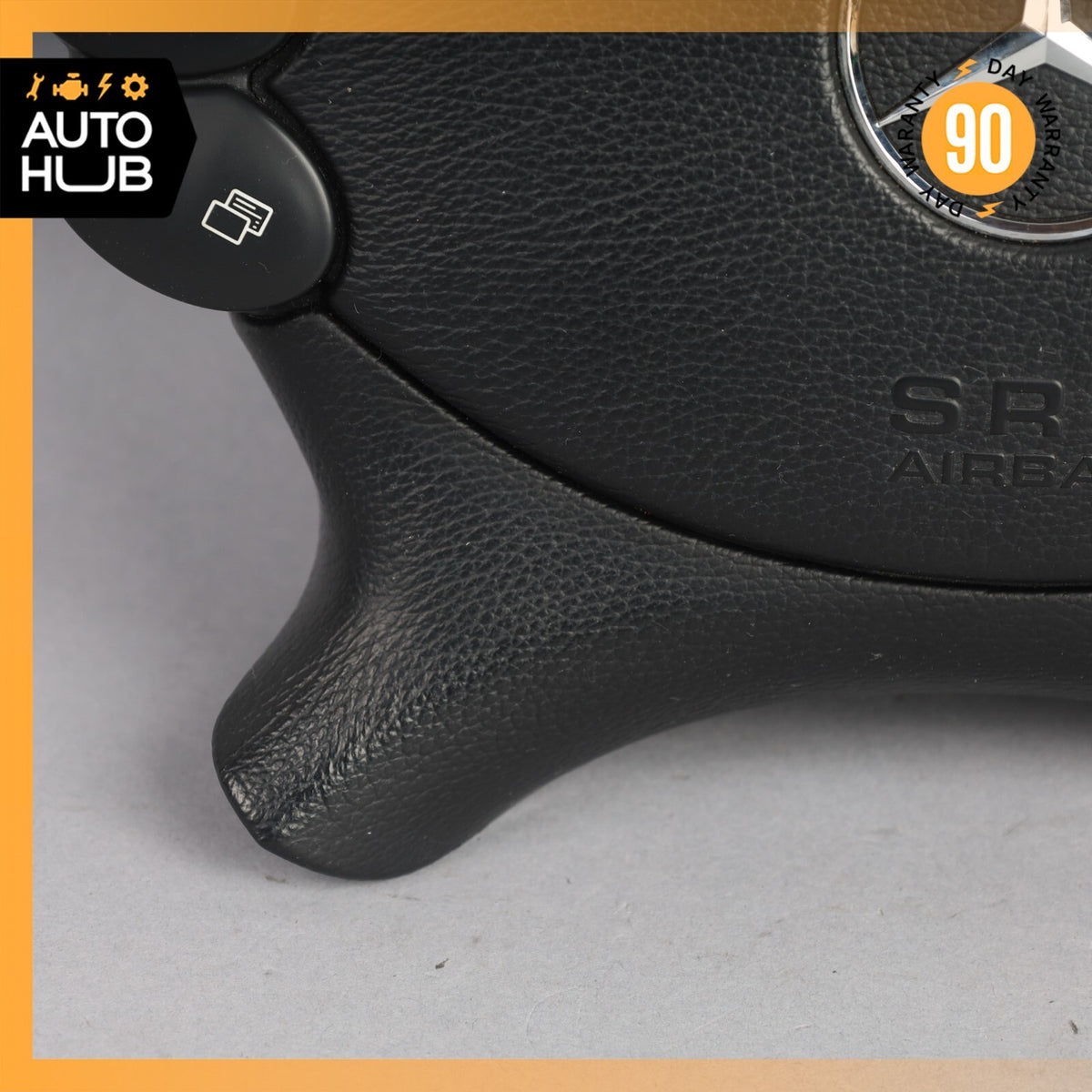 Mercedes R230 SL500 SL55 AMG CLK500 E350 Steering Wheel Airbag Air Bag Black OEM - photo 5