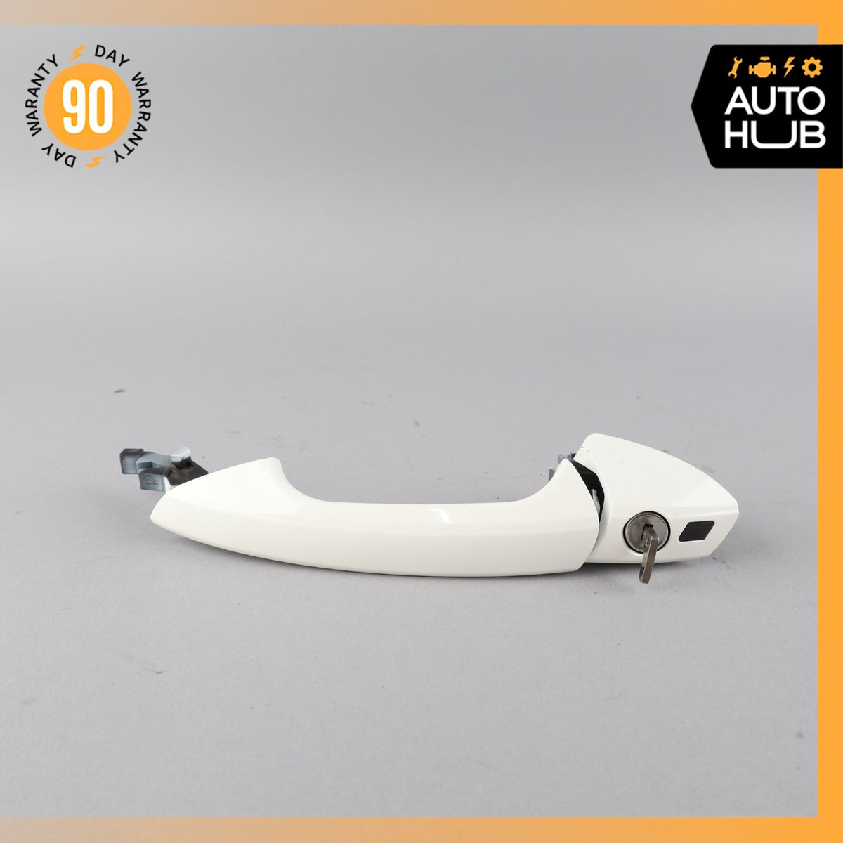 2014 Mercedes X166 GL450 Exterior Door Handle Front Left Side White OEM - photo 2