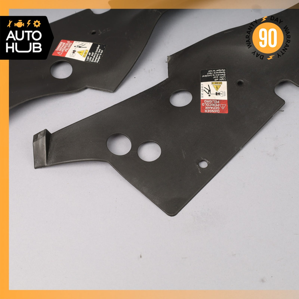 03-08 Mercedes R230 SL500 SL55 AMG Upper Radiator Support Top Cover Set of 2 OEM - photo 2