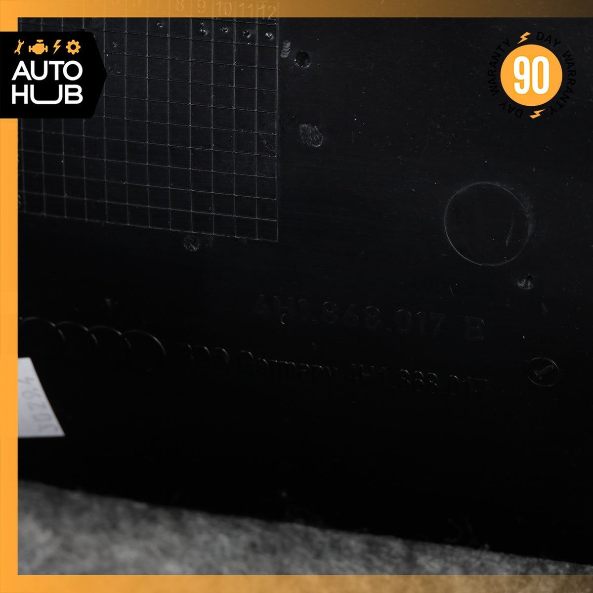 11-18 Audi D4 A8 S8 Front Left Driver Side Interior Door Panel Black Suede OEM - photo 23