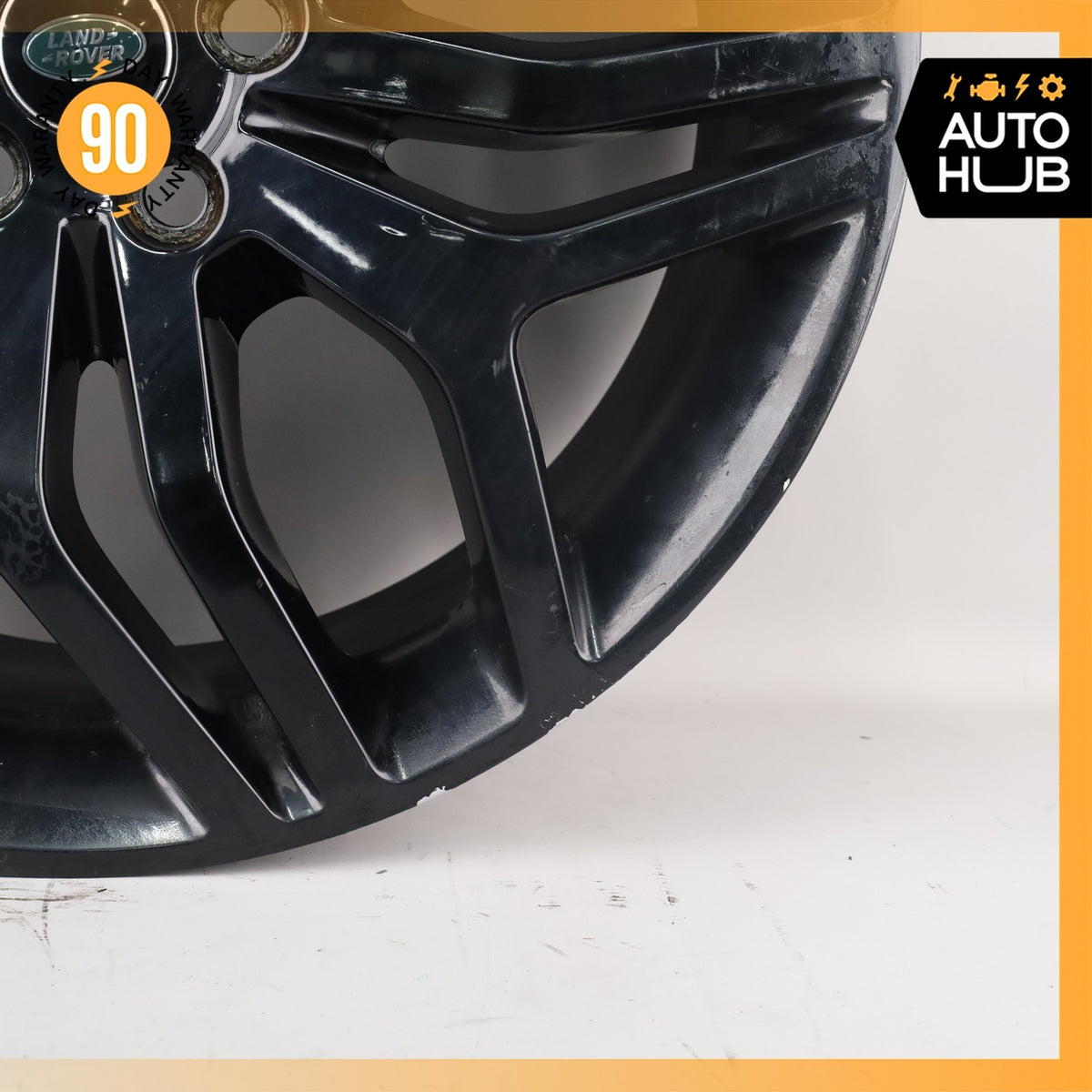 14-22 LR Range Rover Sport L494 Style 7 9.5 x 22 22" Wheel Rim Black OEM - photo 4