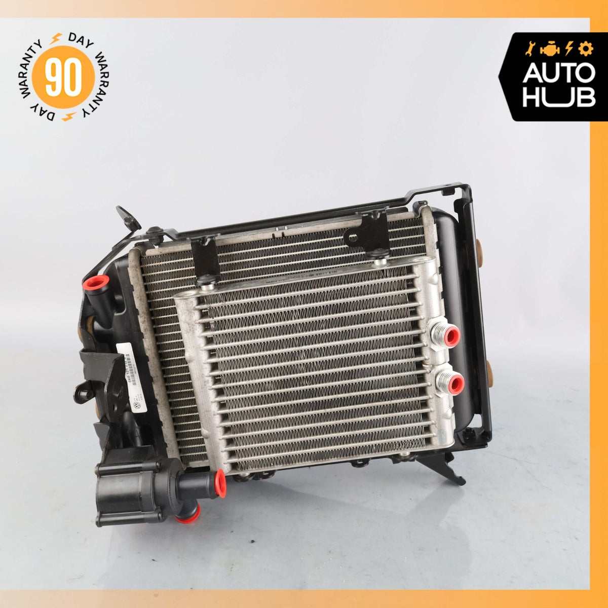 Bentley Continental GTC GT 4.0L Left Water Aux & Front Diff Oil Radiator Set OEM - photo 5