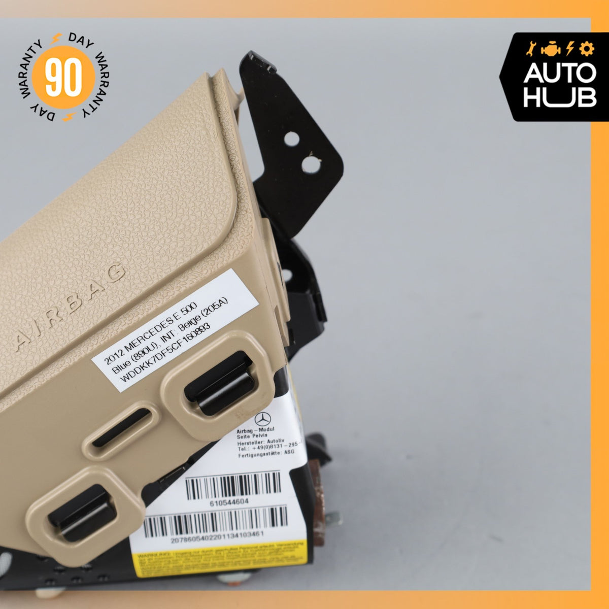 10-17 Mercedes W207 E550 Convertible Seat Airbag Air Bag SRS Right Lower OEM - photo 3