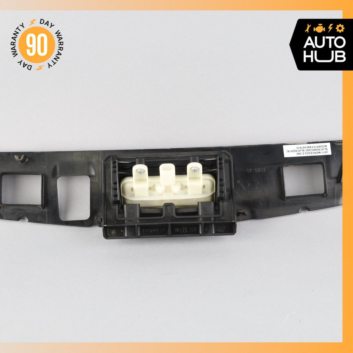 11-17 Mercedes W207 E550 E350 Trunk Lid Tailgate Handle Trim Black OEM - photo 7