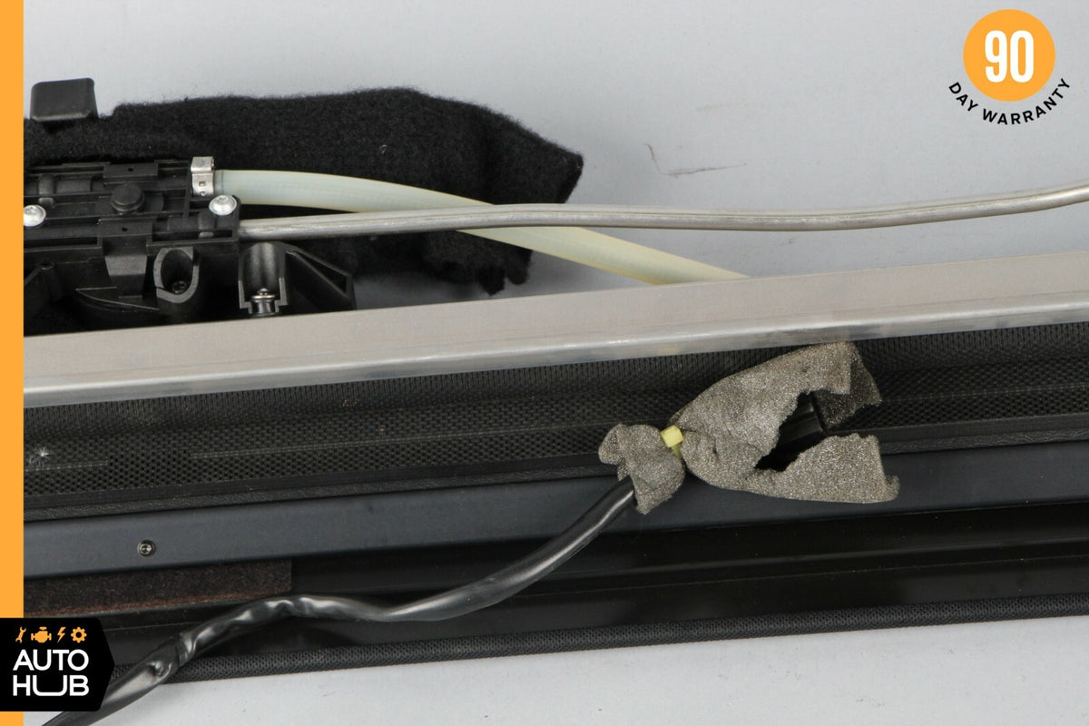 07-13 Mercedes W221 S63 S550 Rear Window Sun Shade Screen Roller Blind Black OEM - photo 4