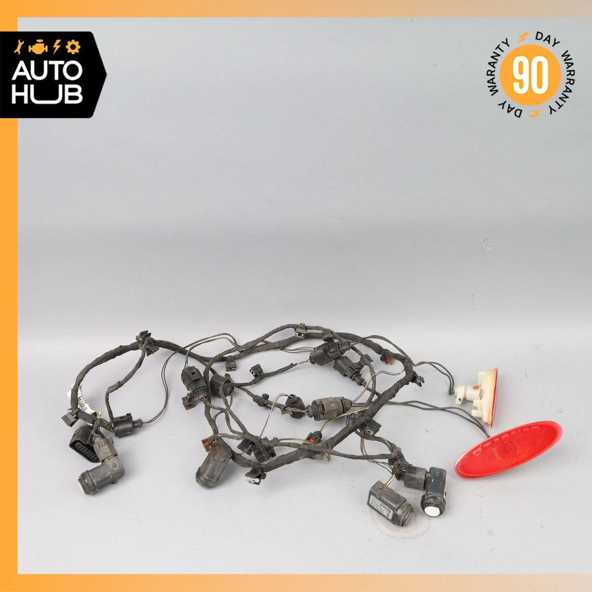 Bentley Continental Flying Spur Rear Bumper Parking Wire Harness w/ Marker Light - photo 5