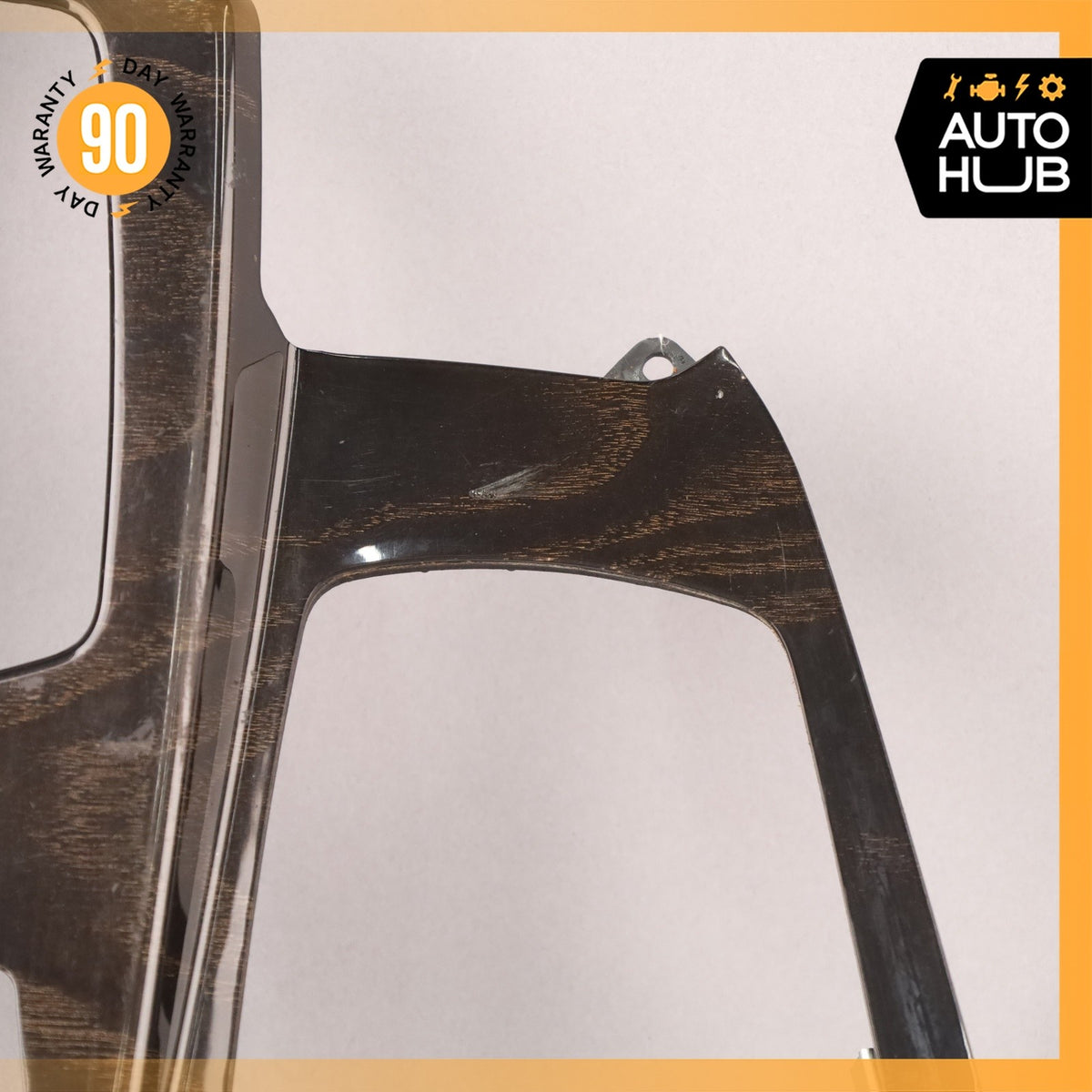 11-13 BMW F10 528i 535i Center Console Shifter Wood Trim Panel OEM - photo 3