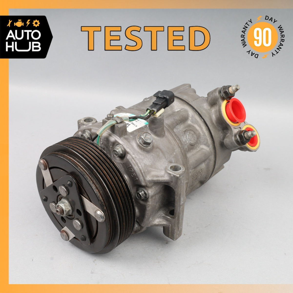 10-17 Aston Martin Rapide DB9 6.0L AC A/C Air Conditioning Compressor OEM - photo 1