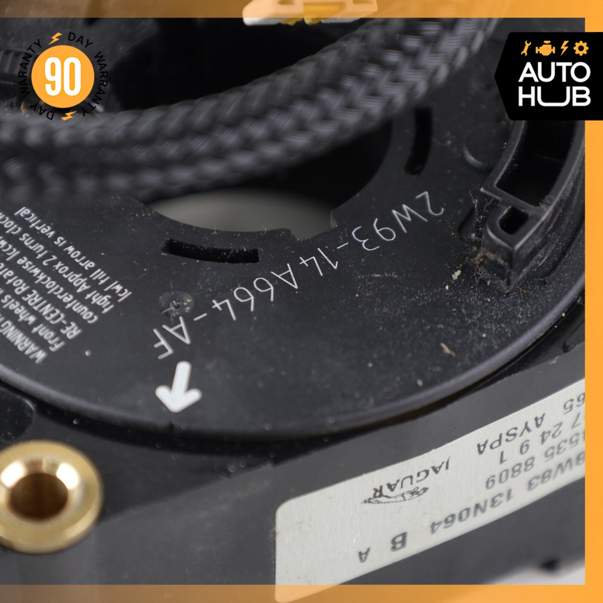 Jaguar X358 XJ8 Steering Column Clockspring 2W9314A664AF OEM - photo 3