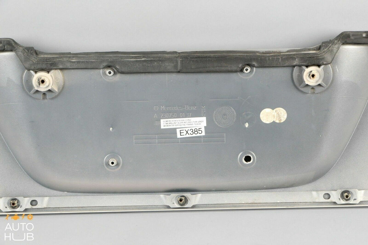 03-12 Mercedes R230 SL500 SL550 SL55 AMG Trunk Lid License Plate Holder OEM - photo 7