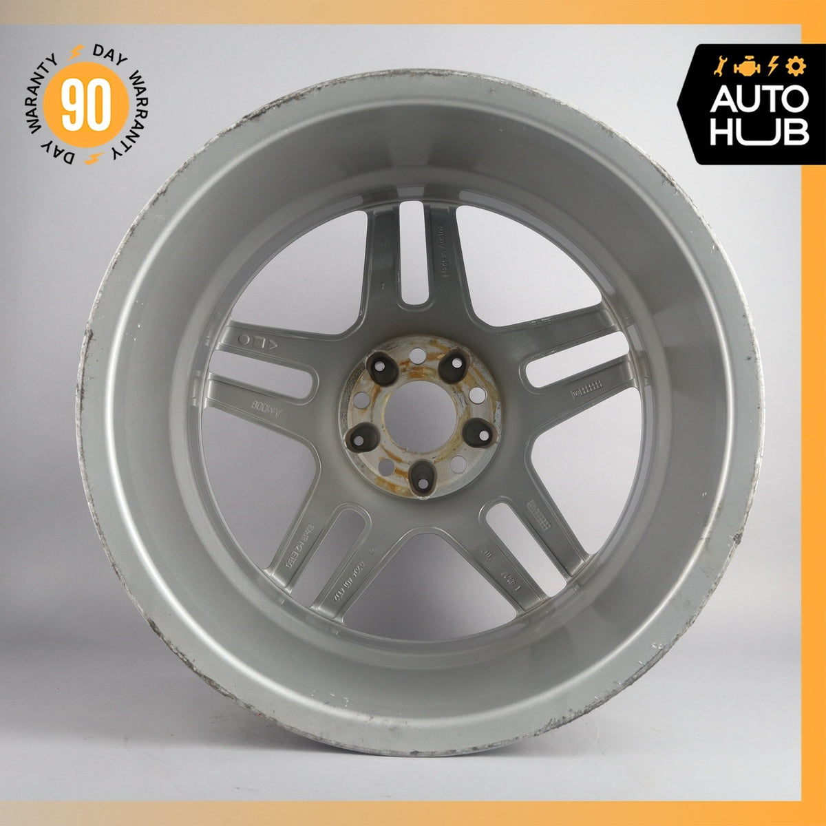 Mercedes W204 C250 C63 AMG 8 x 18 18" Front Wheel Rim 2044014102 OEM - photo 9