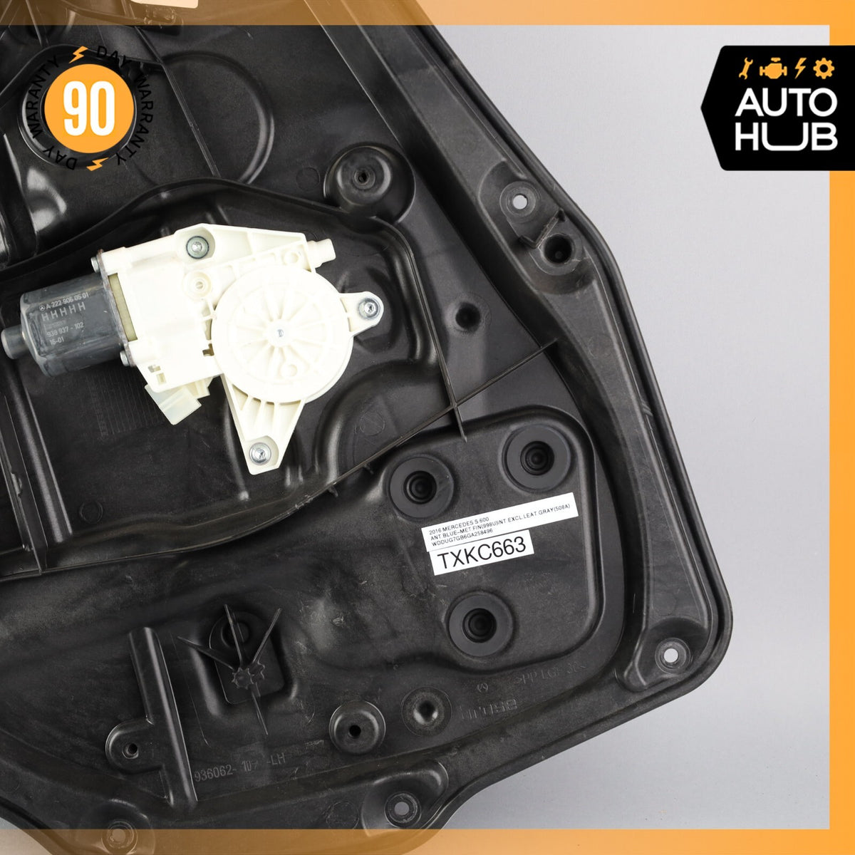 14-20 Mercedes W222 S600 S550 S63 S65 AMG Window Regulator Panel Rear Left OEM - photo 5