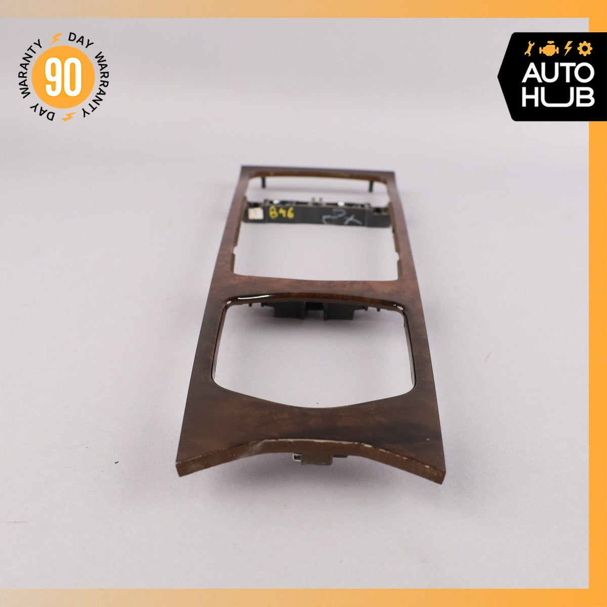 10-16 Porsche Panamera 970 Front Console Shifter Bezel Trim Wood OEM - photo 5