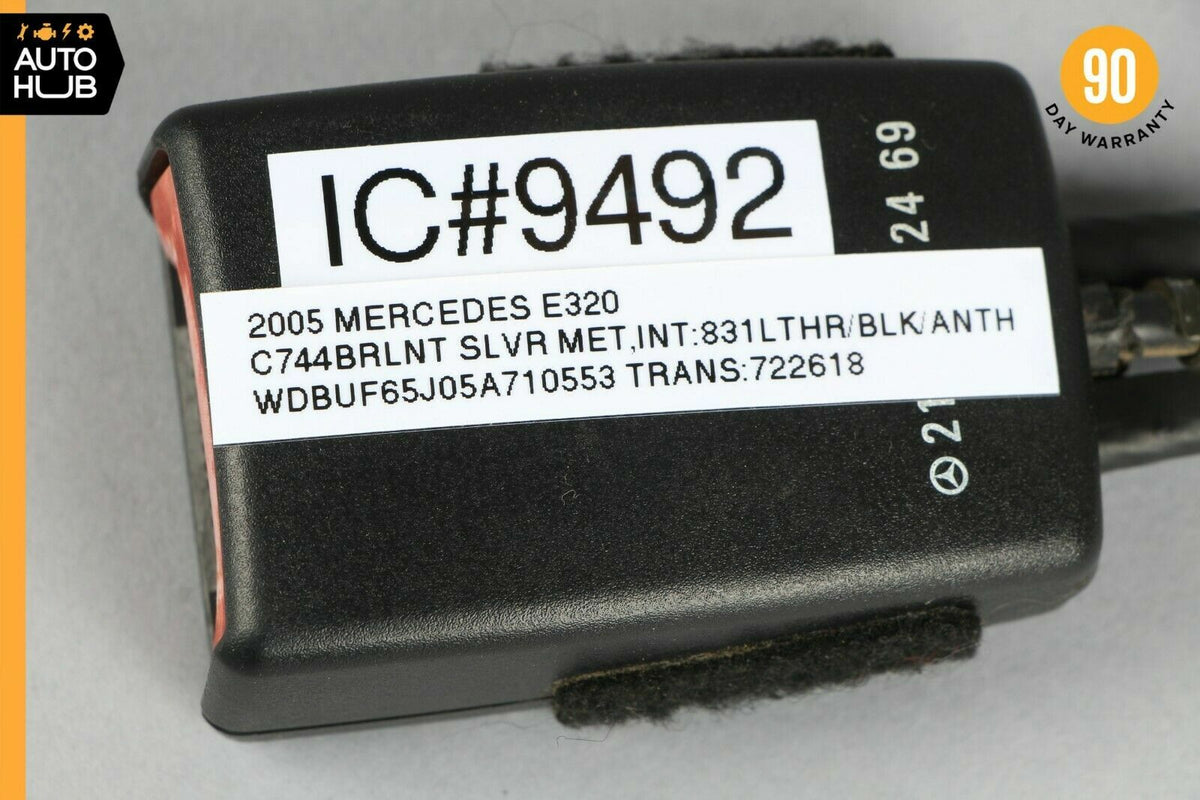 03-06 Mercedes W211 E320 CLS500 Front Right Passenger Side Seat Belt Buckle OEM - photo 8
