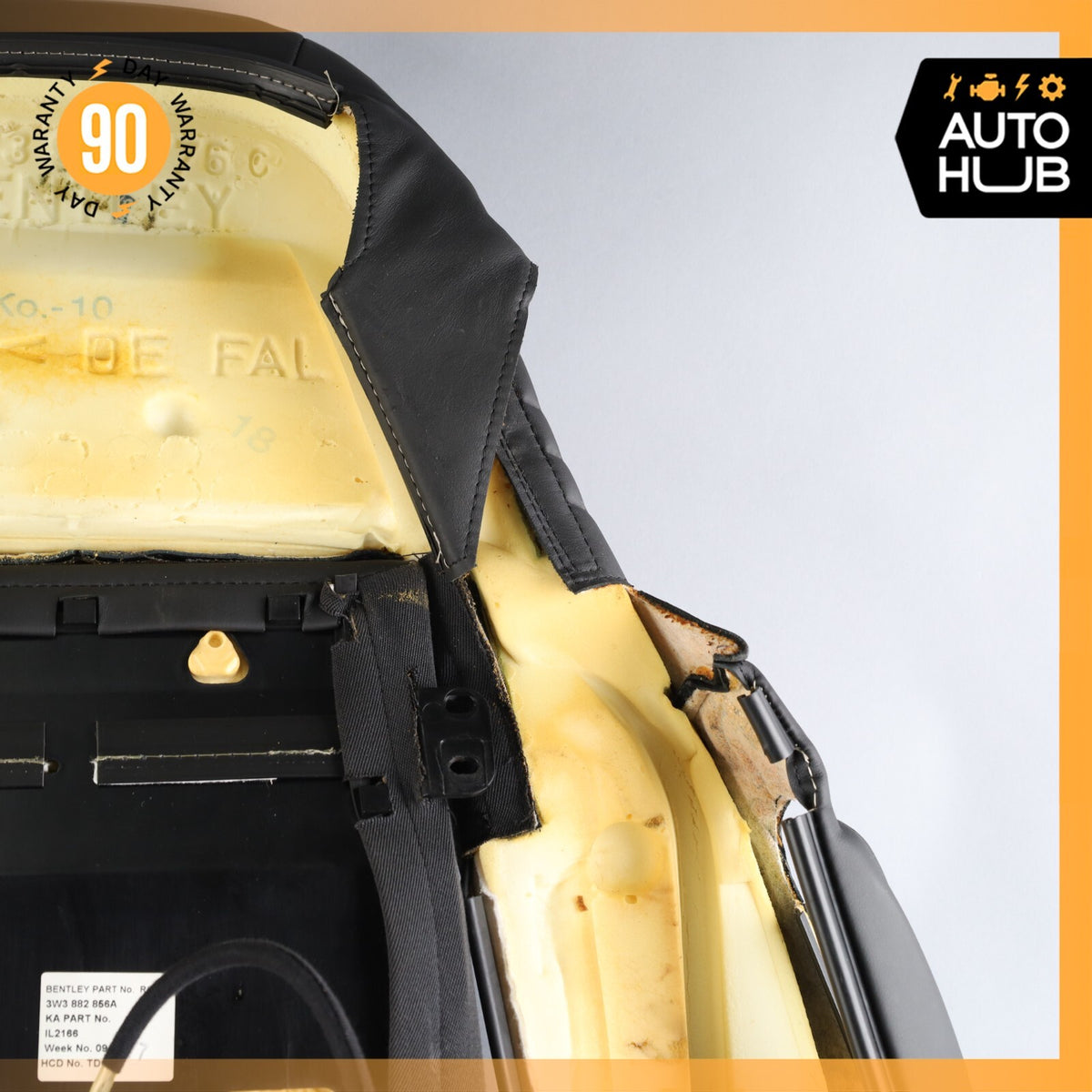 09-11 Bentley Continental GTC Speed Right Side Top Upper Seat Cushion OEM 83k - photo 10
