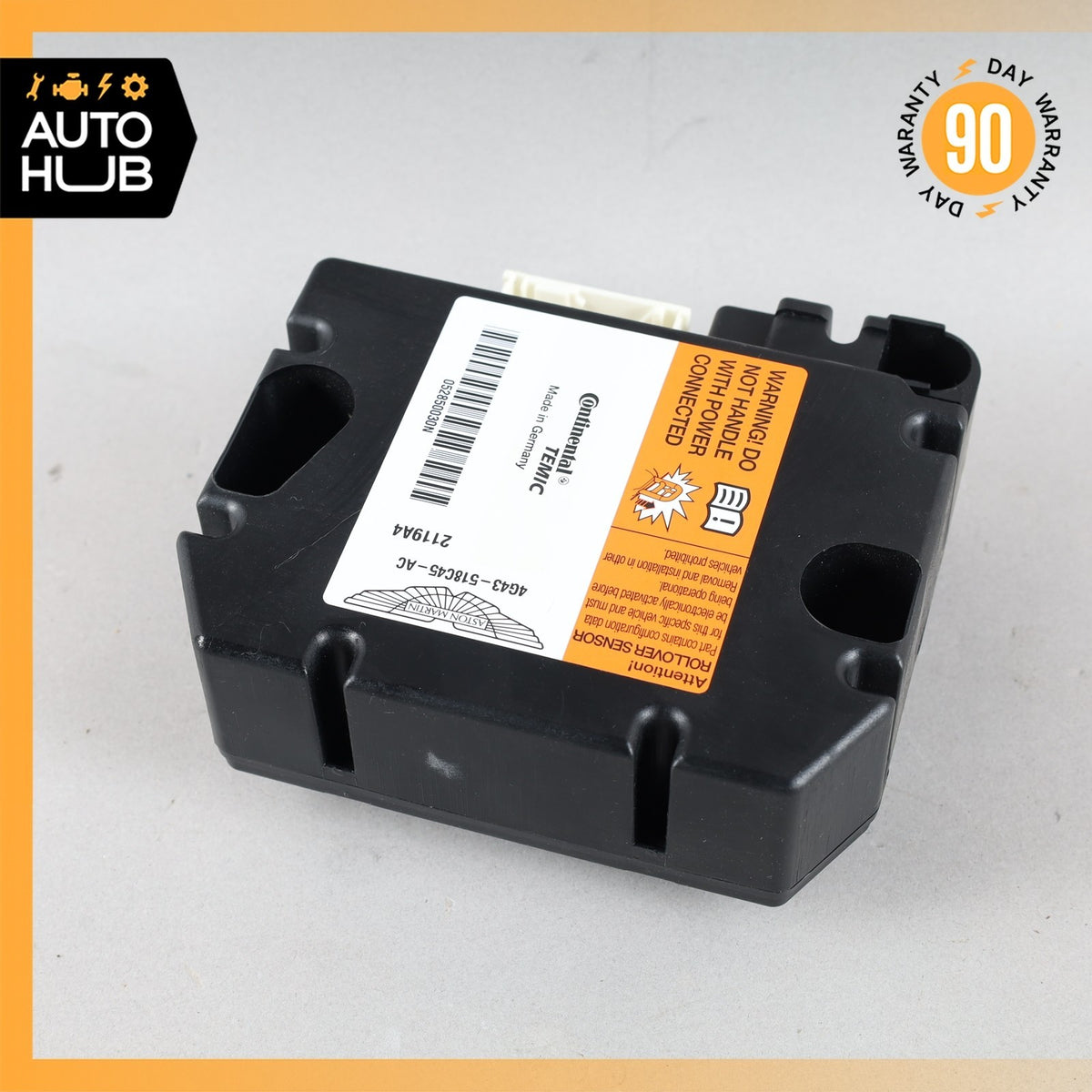 Aston Martin DB9 Volante Rollover Sensor 4G43518C45AC OEM 34k - photo 3