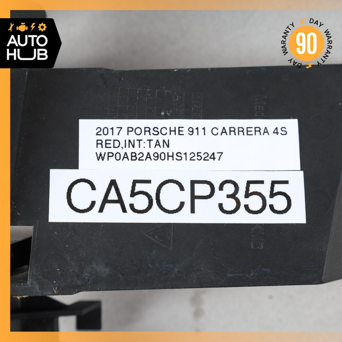 17-19 Porsche 991 911 Carrera 4S Rear Right Lane Assist Radar Module Bracket OEM - photo 10