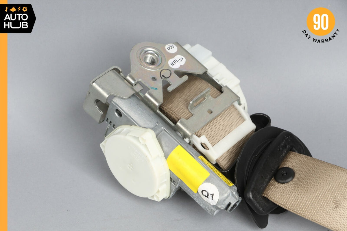 08-14 Mercede W204 C250 C300 C350 Front Right Passenger Seat Belt Beige OEM 80k - photo 8