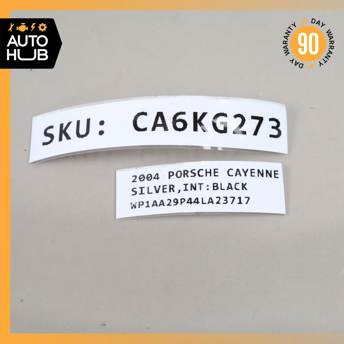 Porsche Cayenne 955 Rear Left Driver Side Exterior Door Handle Gray OEM - photo 13