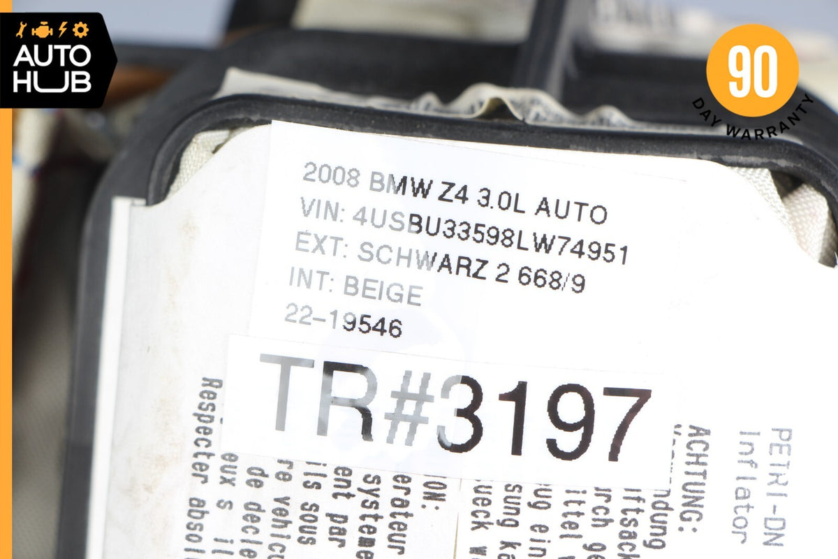 03-08 BMW Z4 E85 E86 Dashboard Glove Box Passenger Airbag 72126967481 OEM - photo 11