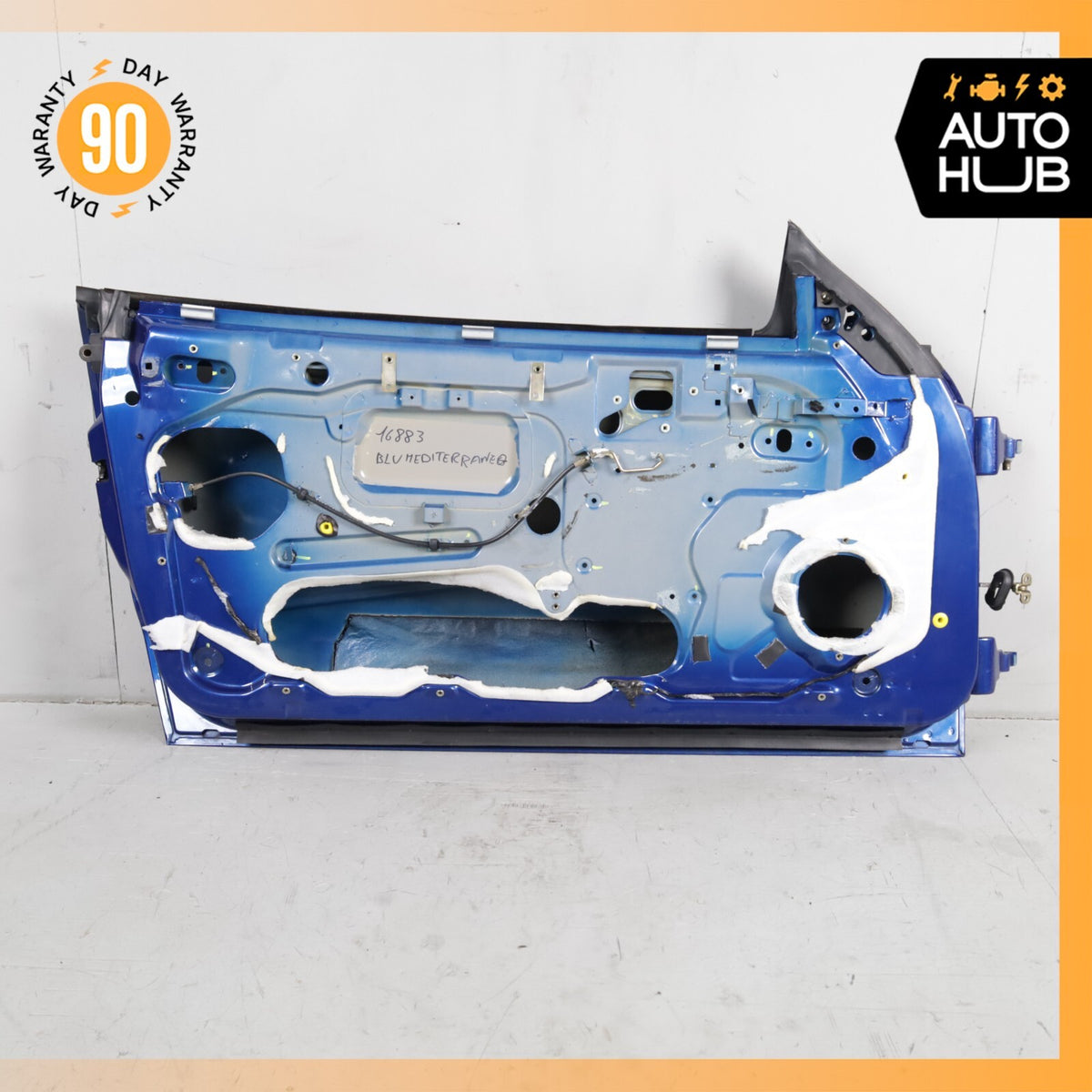 02-07 Maserati M138 Coupe 4200 GT Left Side Door Shell Frame Panel Blue OEM 67k - photo 9