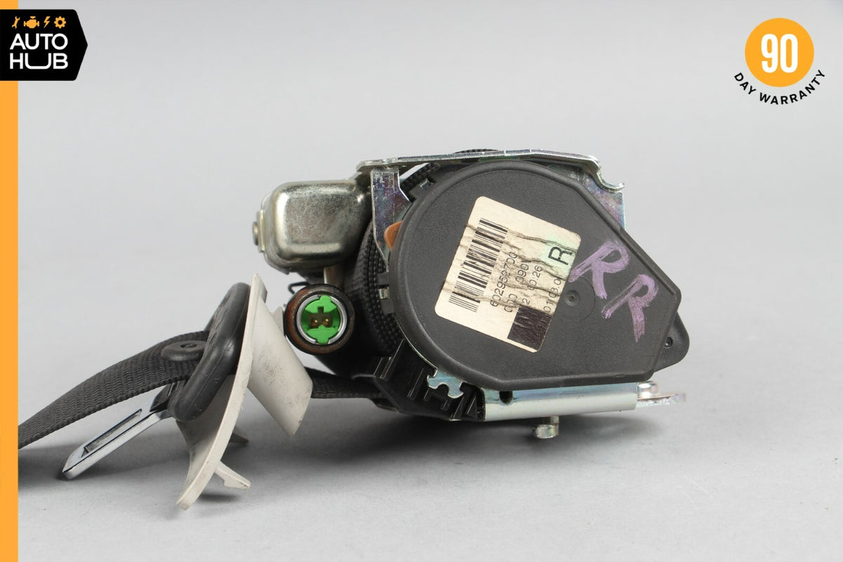06-11 Mercedes W219 CLS550 CLS500 Rear Right Passenger Side Seat Belt Black OEM - photo 3