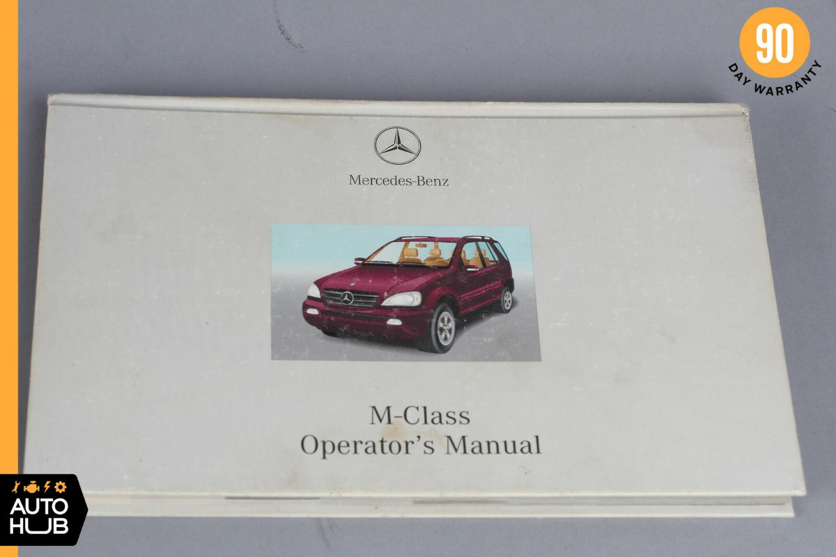 2002 Mercede-Benz W163 ML500 Operator's Owner's Manual OEM - photo 8