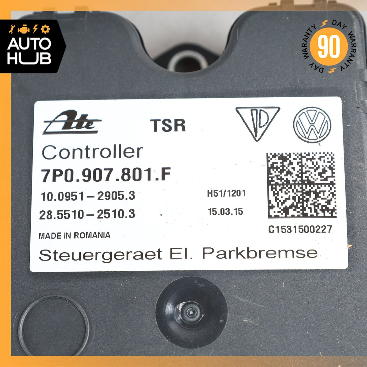 11-18 Porsche Cayenne 958 Electronic Parking Brake Control Module 7P0907801F OEM - photo 6