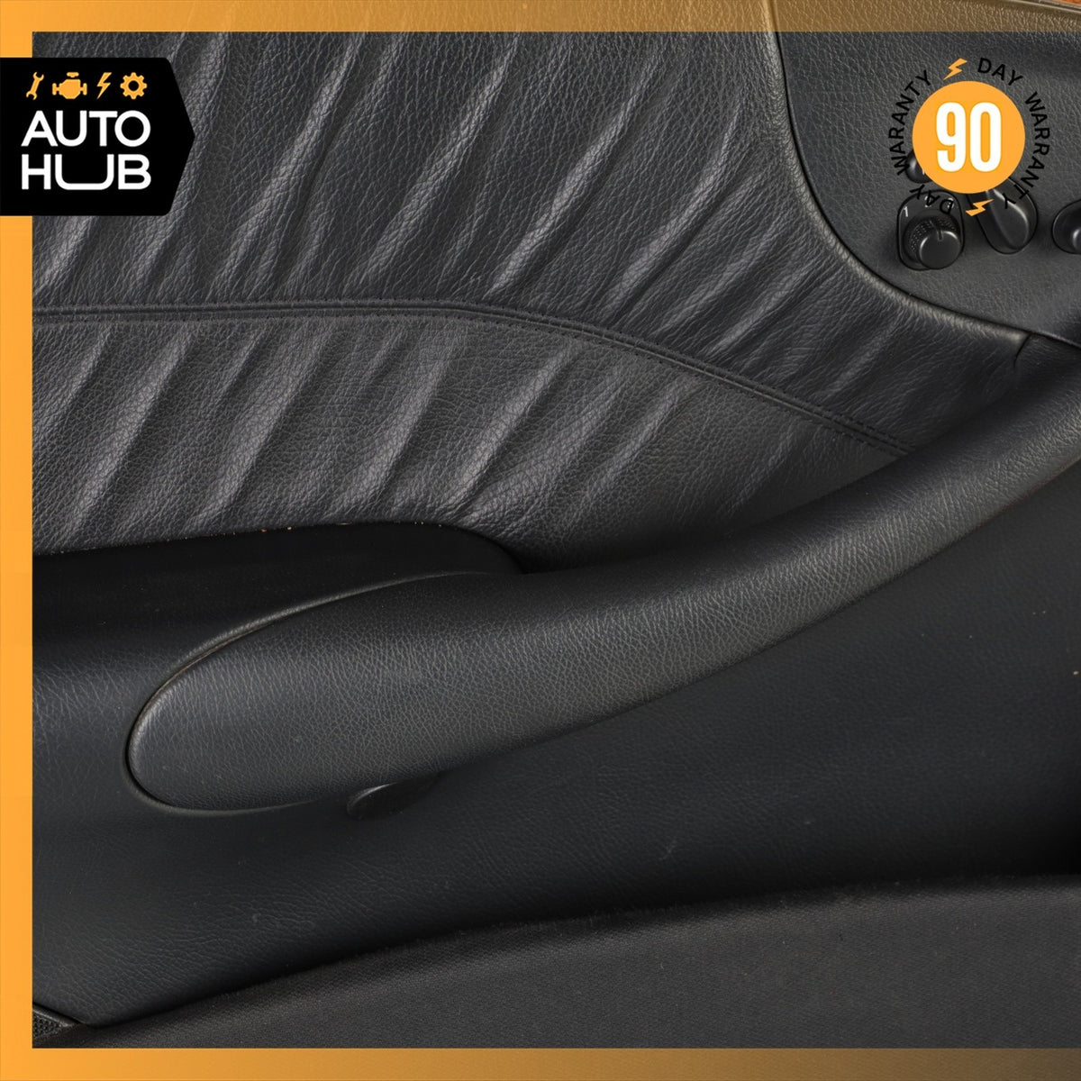 06-09 Mercedes W209 CLK350 CLK500 Door Panel Front Left Side Black OEM - photo 10