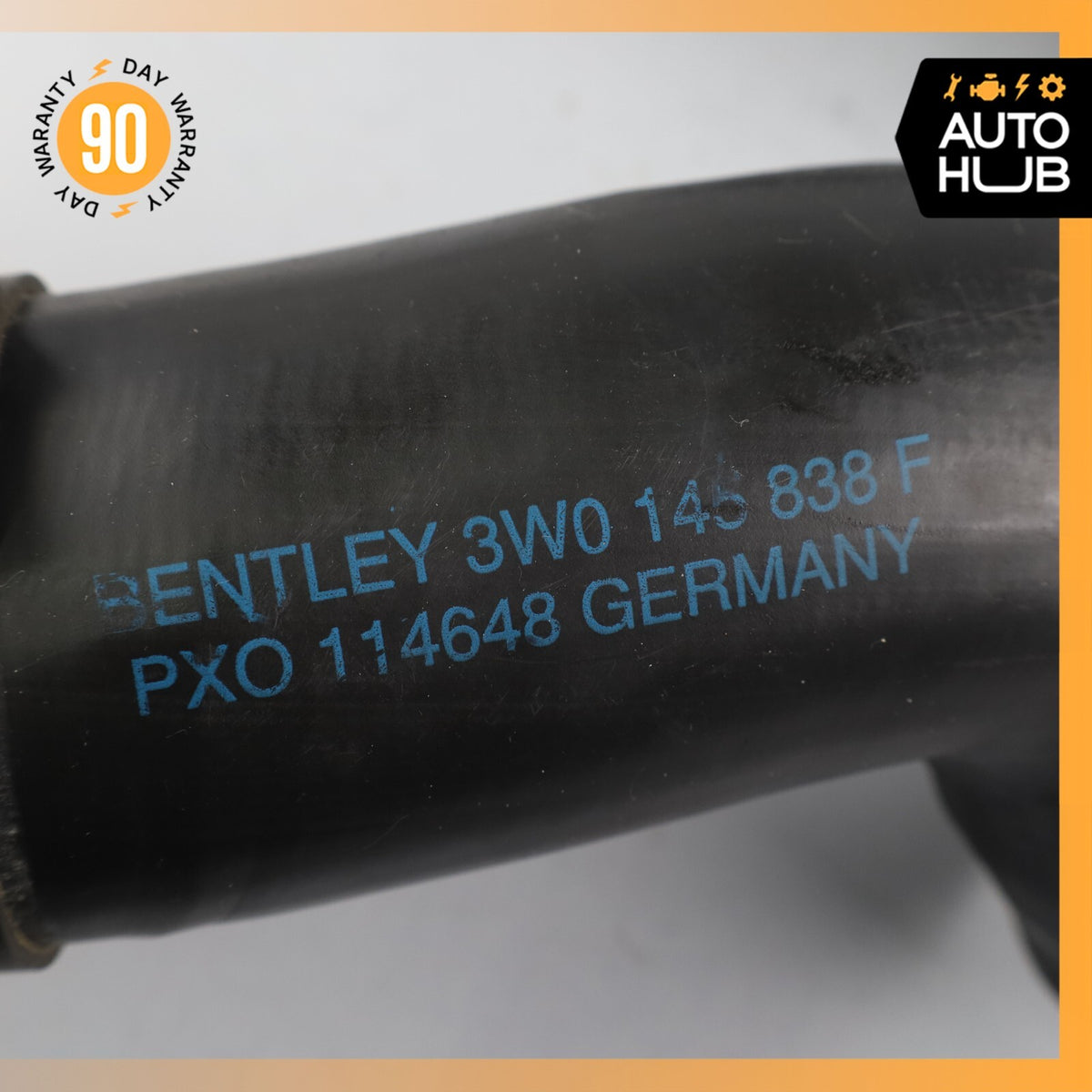 03-13 Bentley Continental GTC Left & Right Side Intercooler Upper Hose Pipe OEM - photo 10