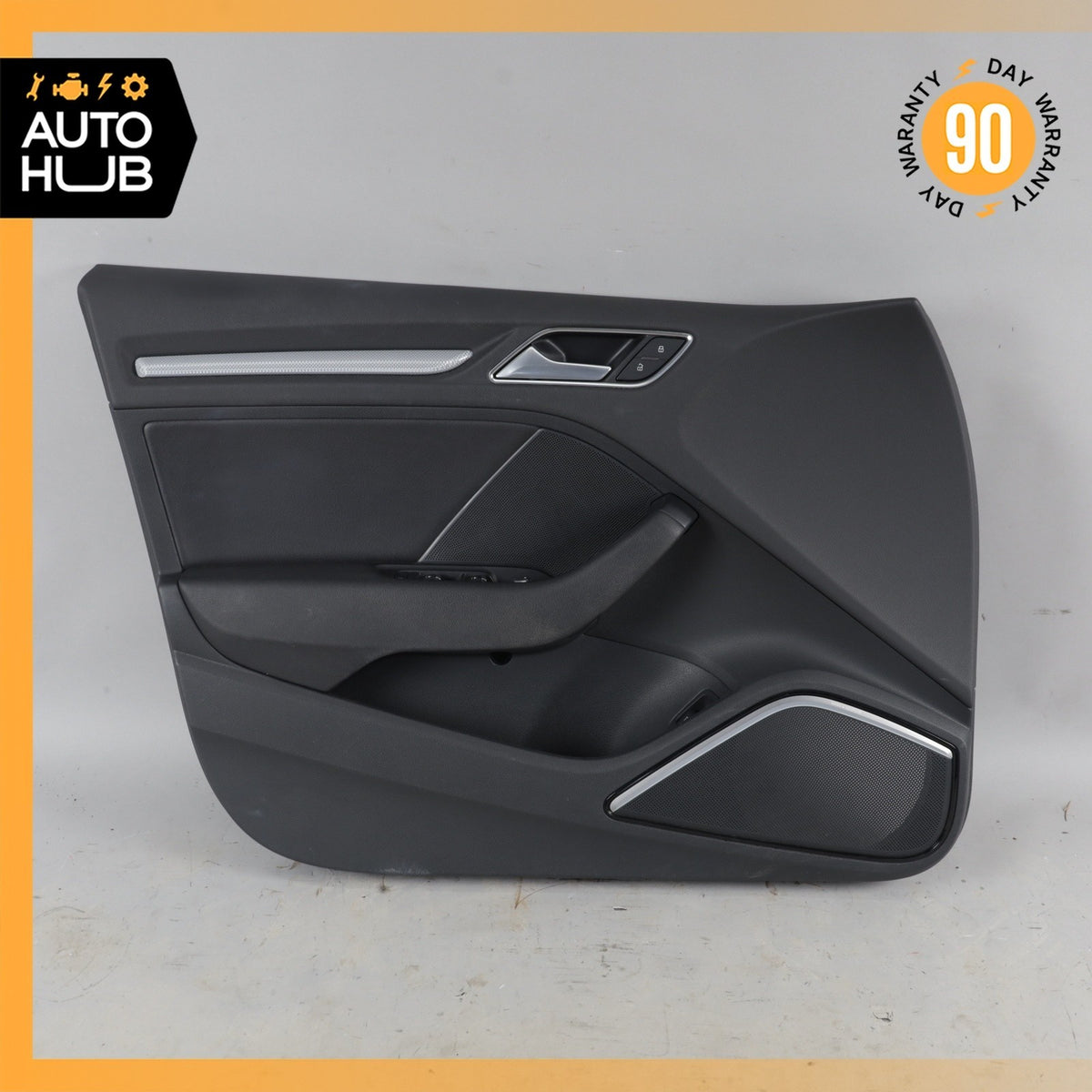 16-18 Audi 8V A3 E-Tron Front Left Driver Side Door Panel Black OEM 78k - photo 2