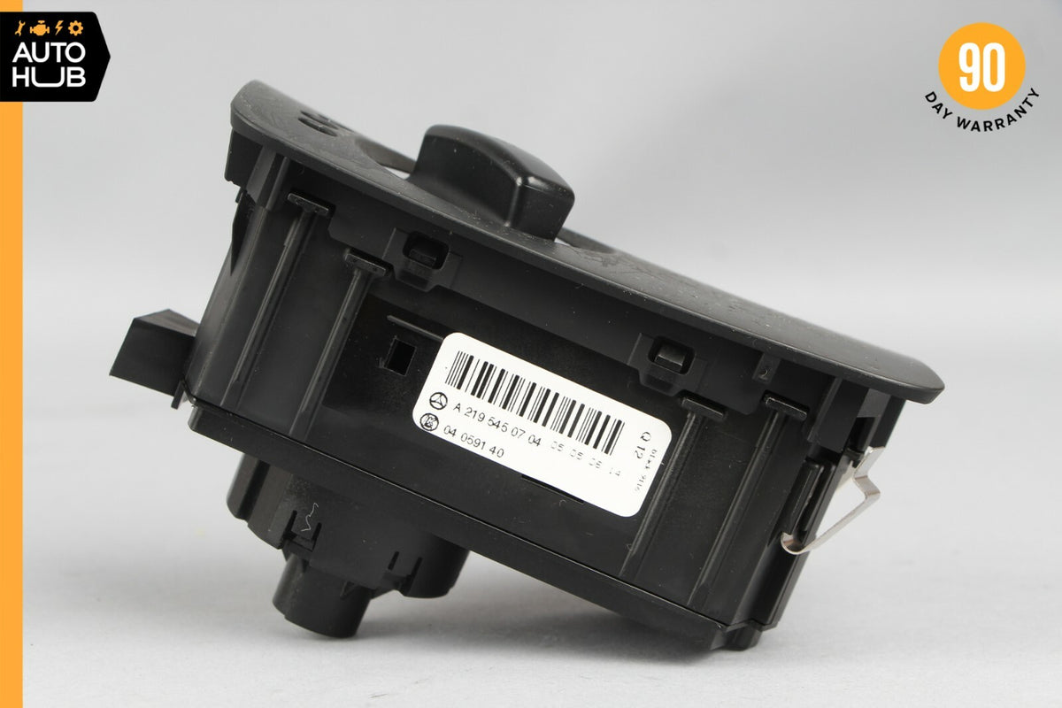 06-11 Mercedes W219 CLS550 CLS55 AMG Headlight Control Switch Black OEM - photo 7