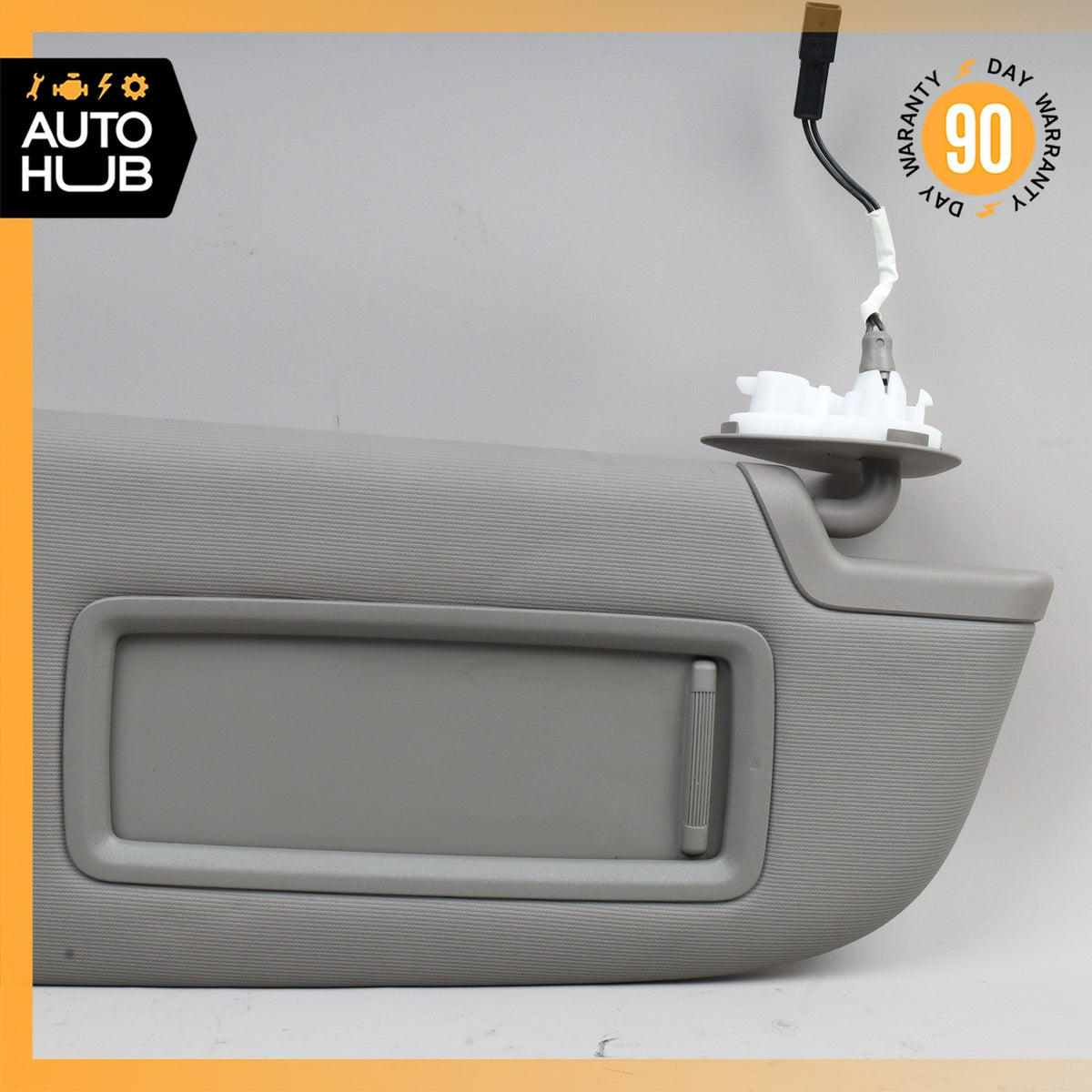 10-16 Porsche Panamera 970 Right Passenger Side Sun Visor Sunvisor Gray OEM - photo 4