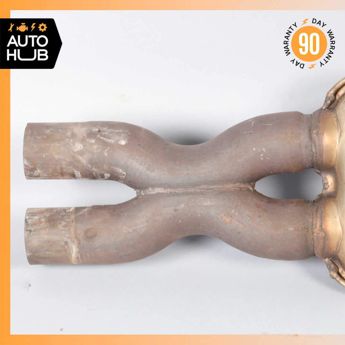 02-07 Maserati Spyder 4200 M138 Exhaust Mid Pipe Center Resonator Silencer 61k - photo 4