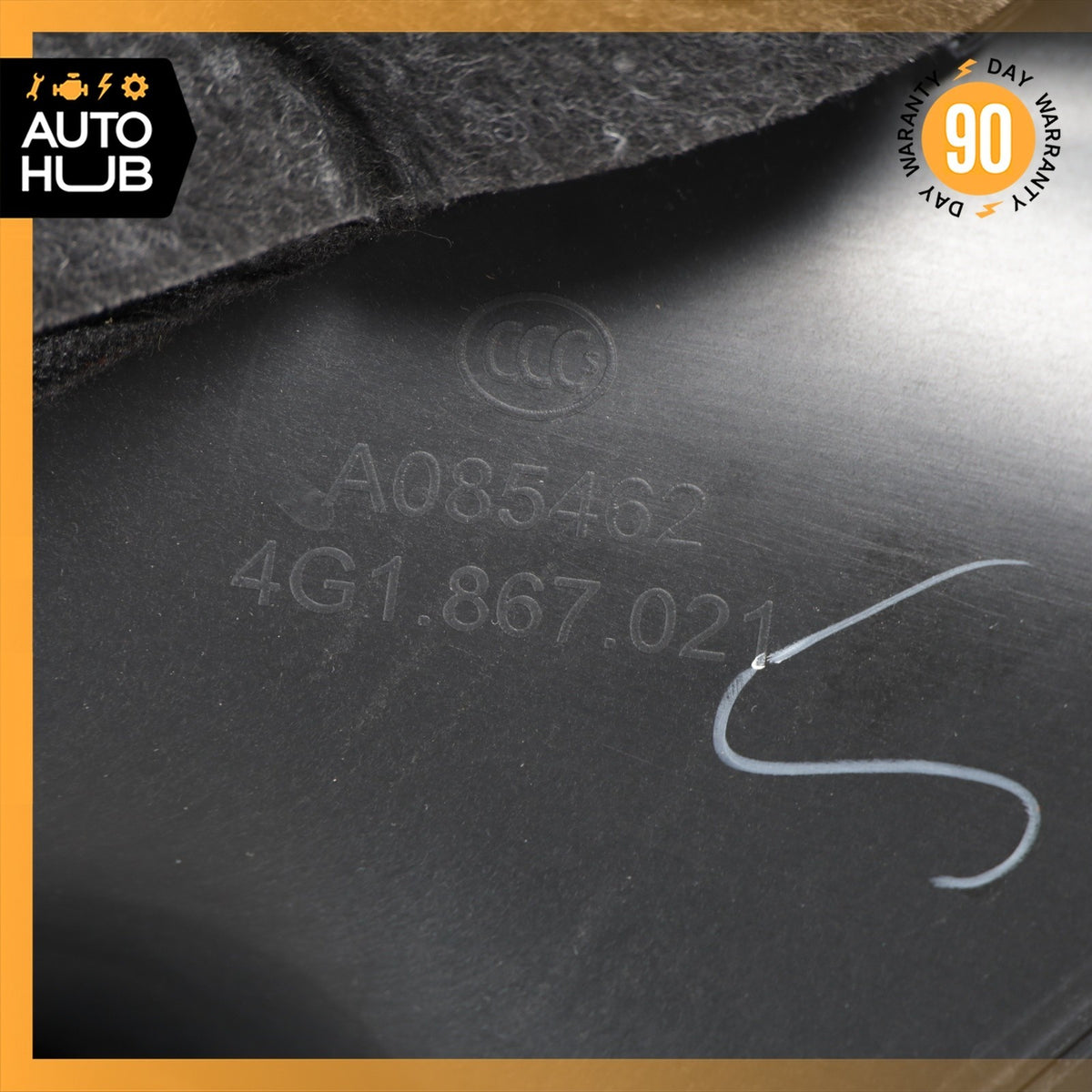 12-18 Audi C7 S6 A6 Front Left Side Interior Door Panel Suede OEM 58k - photo 22