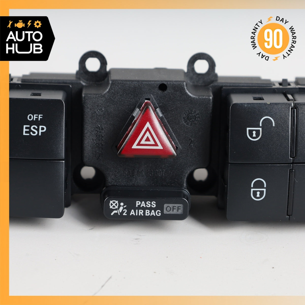 05-09 Mercedes W209 CLK350 CLK500 Center Dashboard Control Switch 2038700510 OEM - photo 3
