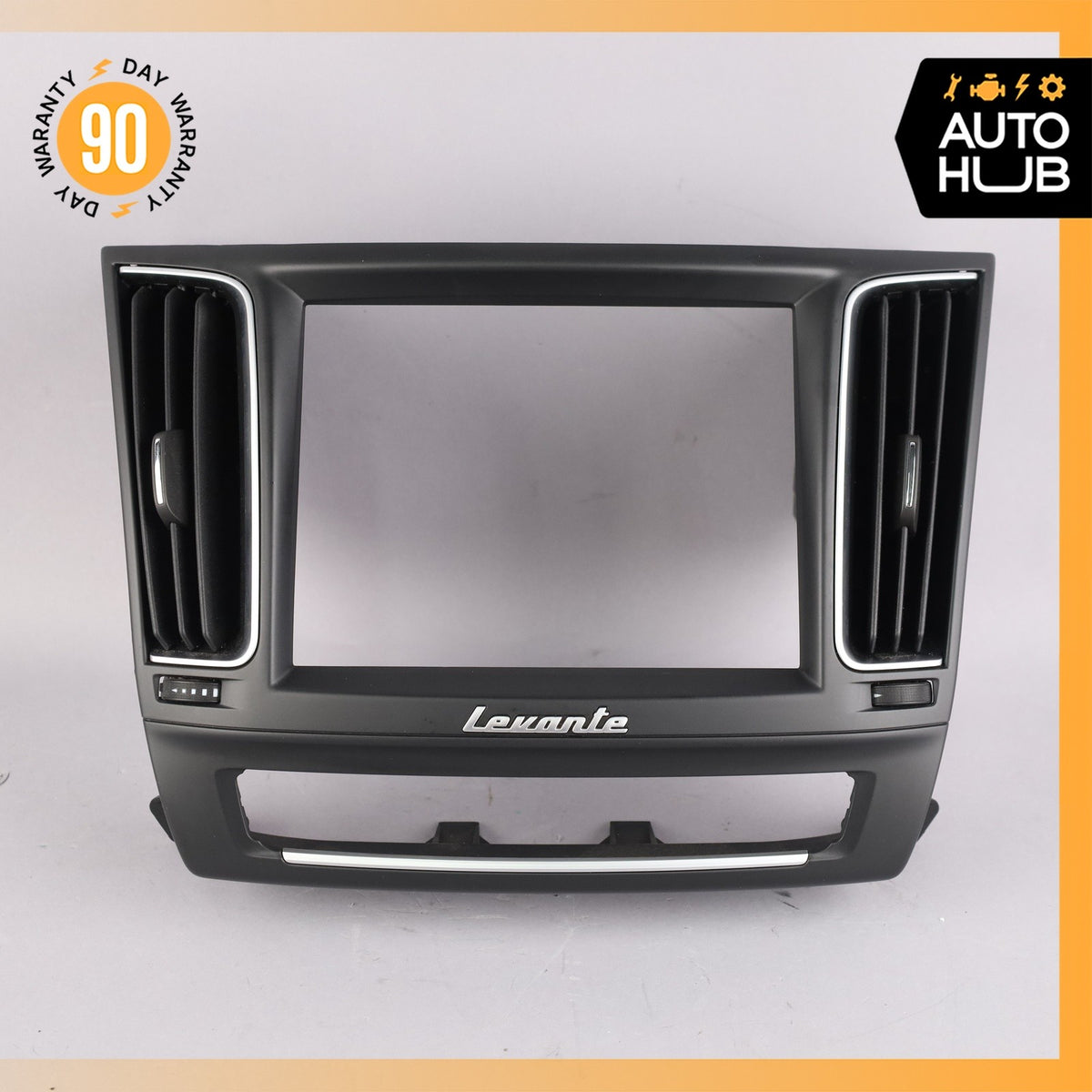 Maserati Levante Center Dash Air Vent Grille Screen Frame Trim Panel OEM 89k - photo 2