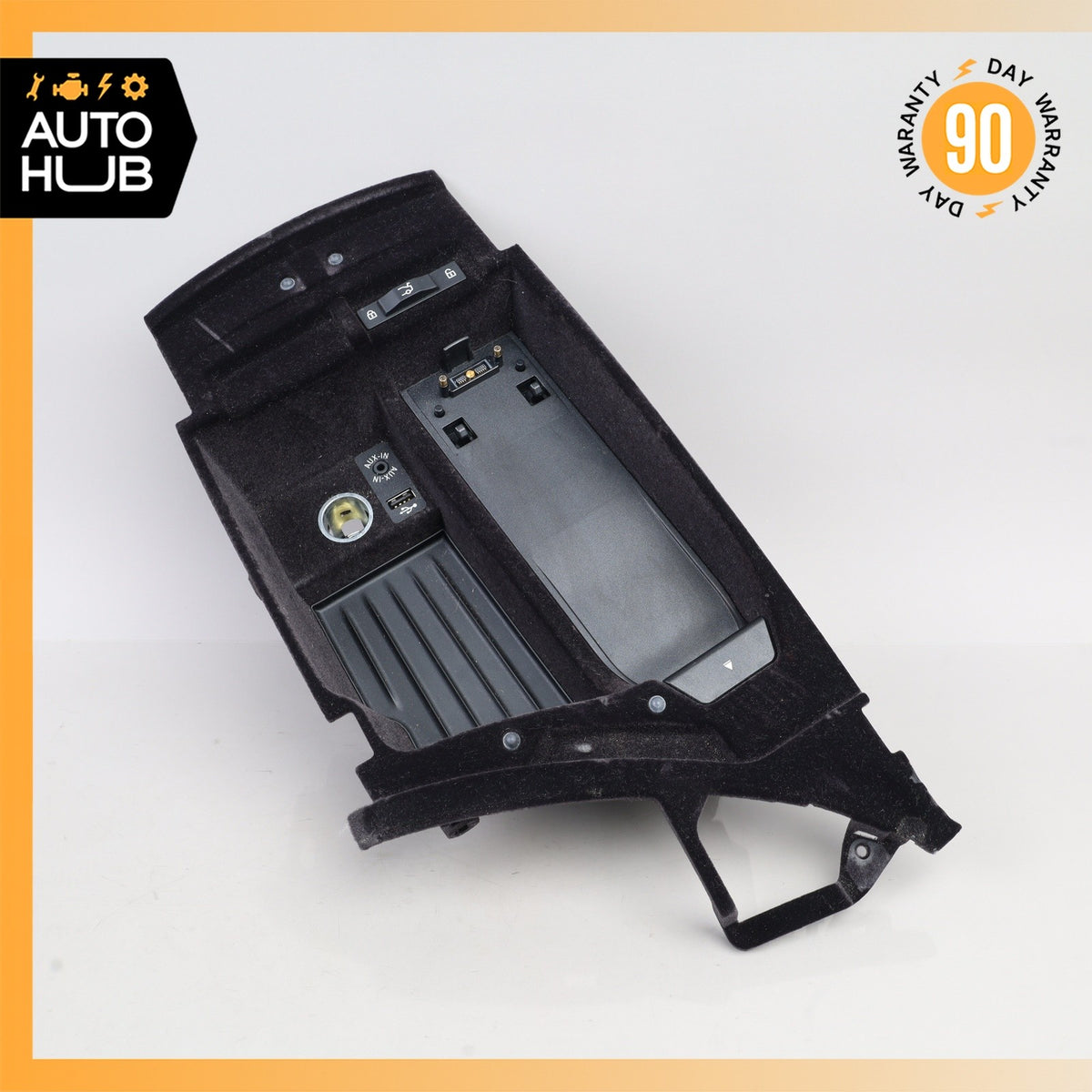 11-13 BMW F10 ActiveHybrid 5 Front Center Console Armrest Storage Tray OEM - photo 1