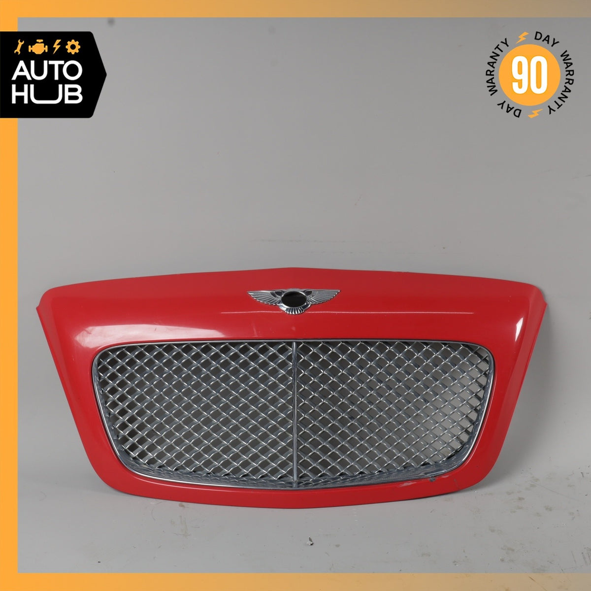 Bentley Continental GT Flying Spur Hood Radiator Grille Grill Red OEM - photo 1