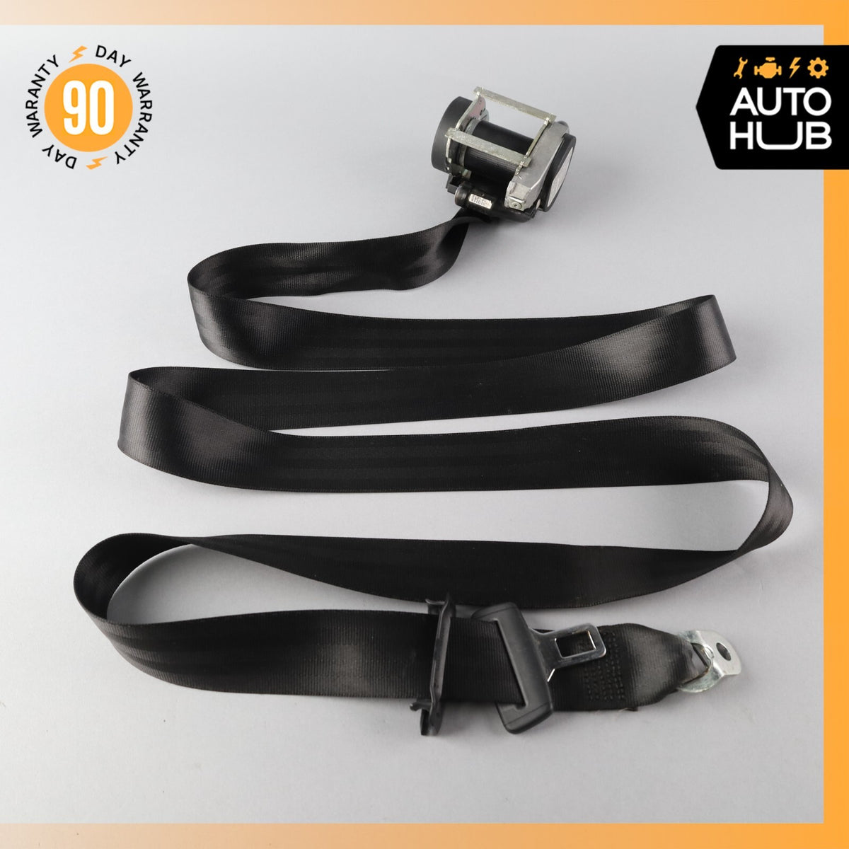 07-11 Bentley Continental GTC Rear Right or Left Side Seat Belt Black OEM - photo 2