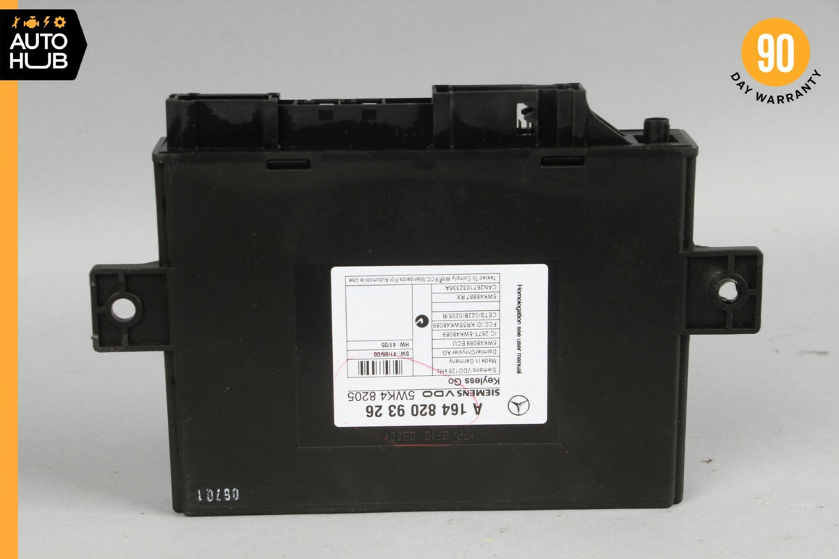 06-12 Mercede W164 ML63 GL450 GL350 Keyless Go Control Module 1648209326 OEM - photo 2