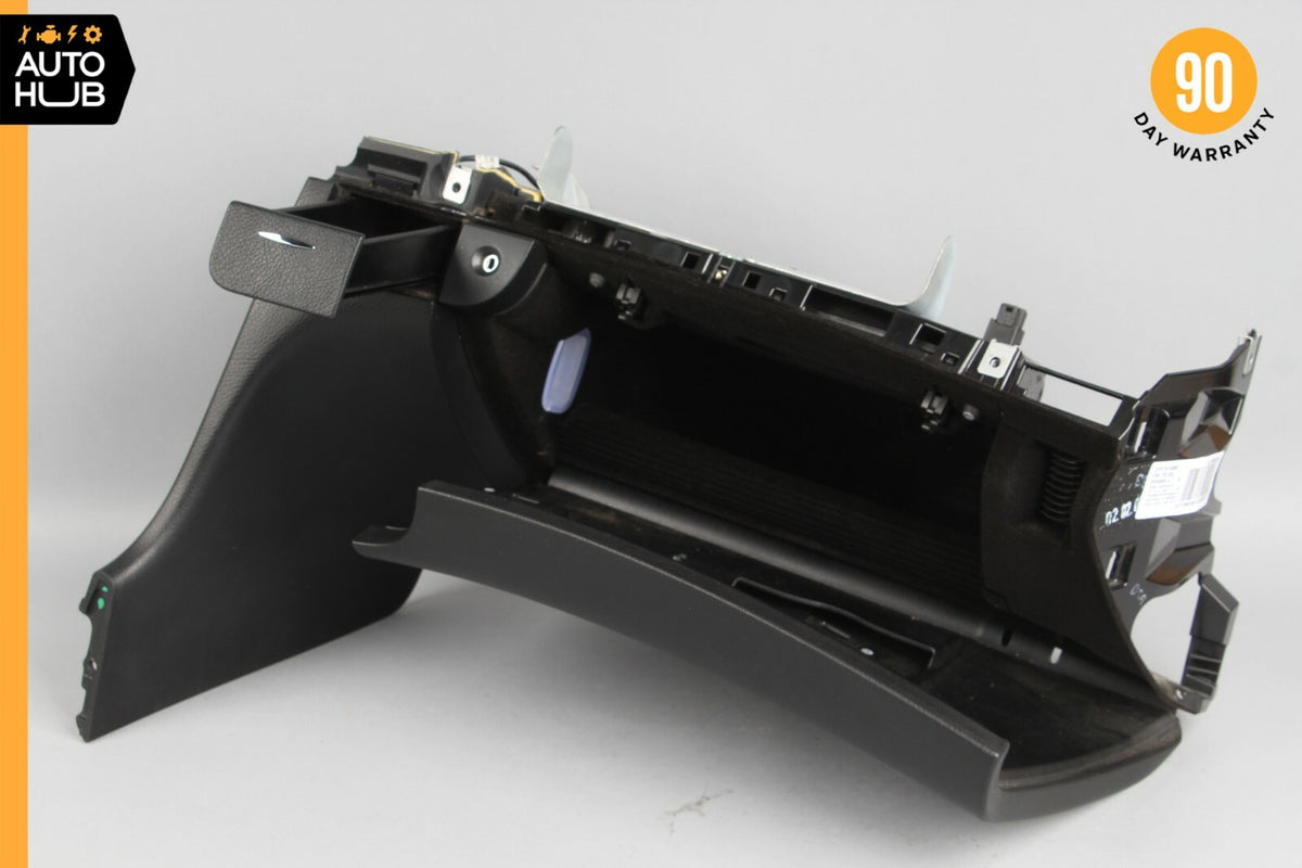 07-09 Mercedes W211 E350 E550 Dashboard Glove Box Storage Compartment Black OEM - photo 2
