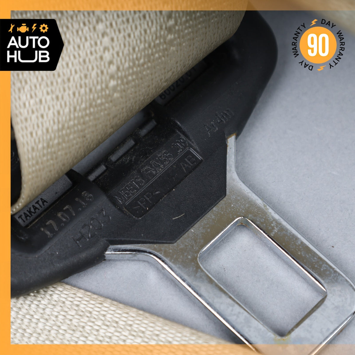 19-23 Aston Martin DB11 Rear Right Passenger Side Seat Belt OEM 7k - photo 17