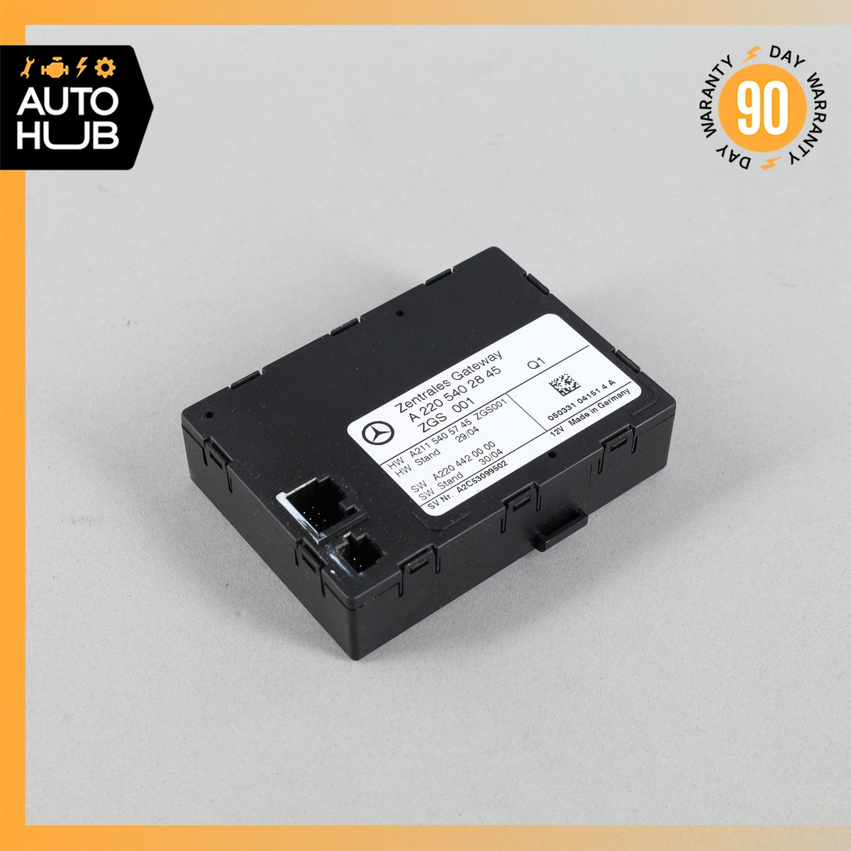 03-11 Mercedes W220 S350 E320 Central Gateway Control Module 2205402845 OEM - photo 1