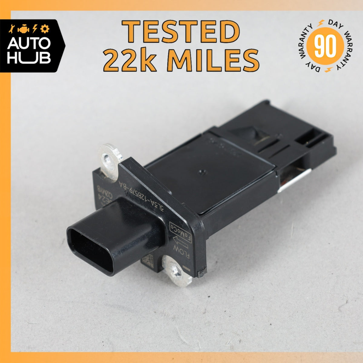 Aston Martin DB9 Mass Air Flow Sensor 3L3A12B579BA OEM 22k - photo 1