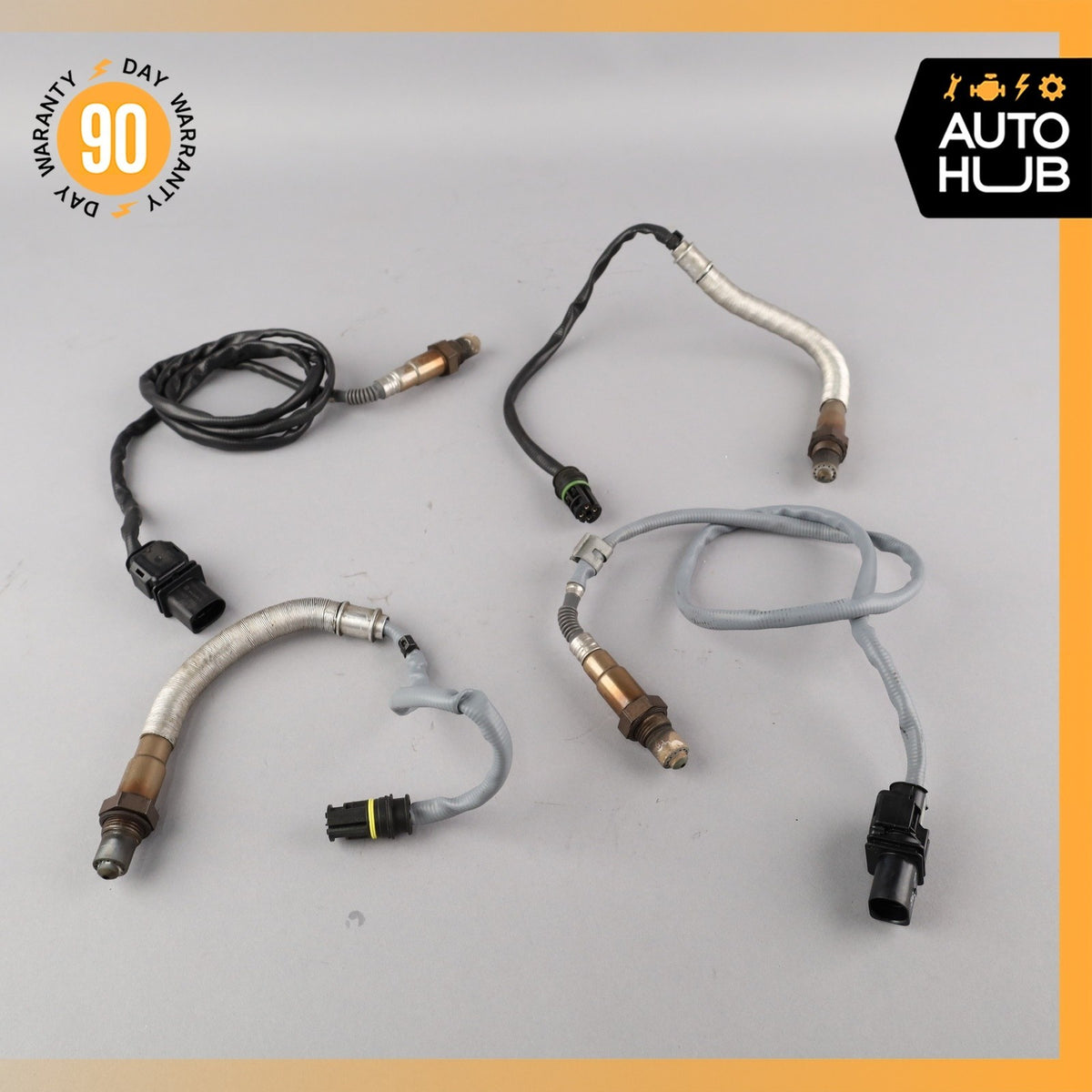 08-13 BMW E88 128i Engine Oxygen O2 Lambda Sensor Set OEM 89k - photo 2