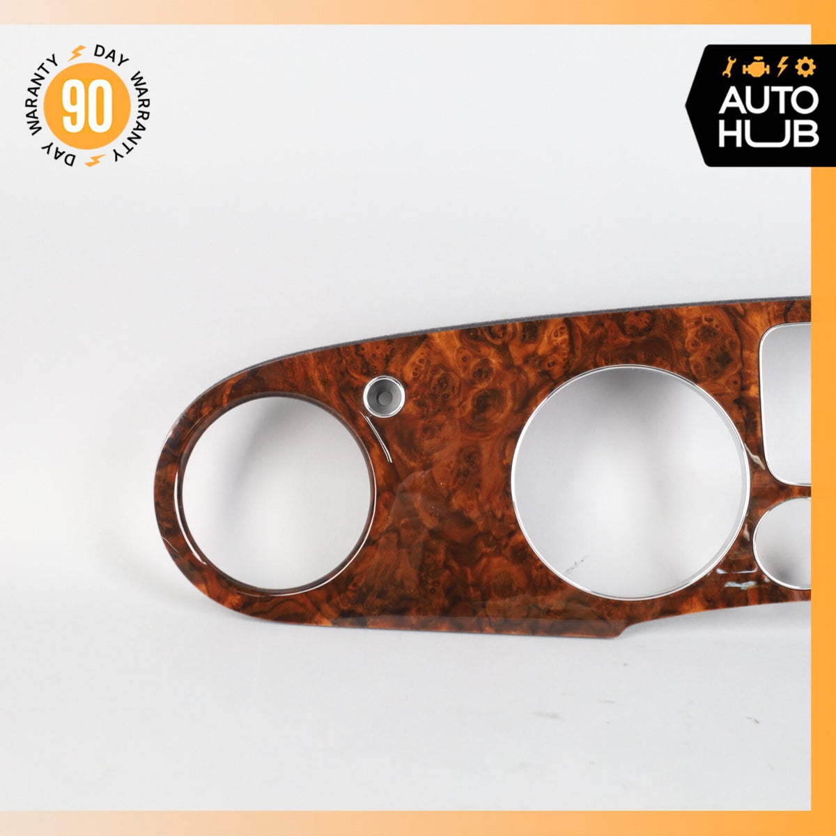 03-13 Bentley Continental Flying Spur Dash Panel Speedometer Bezel Trim Wood OEM - photo 3