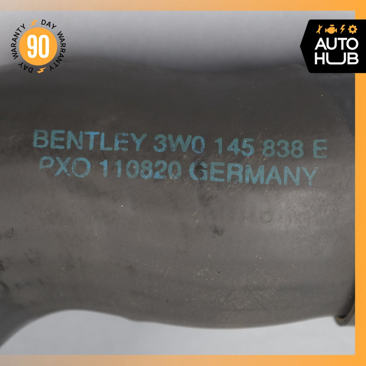 03-12 Bentley Continental GT GTC Speed 6.0L Left Side Intercooler Hose Pipe OEM - photo 8