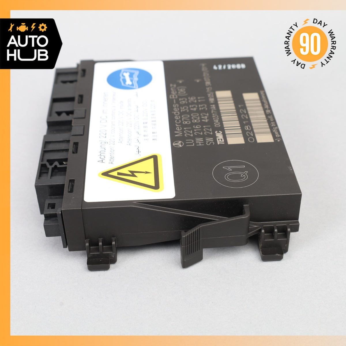 07-10 Mercedes W221 S550 S63 Front Left or Right Seat Contour Control Module OEM - photo 6
